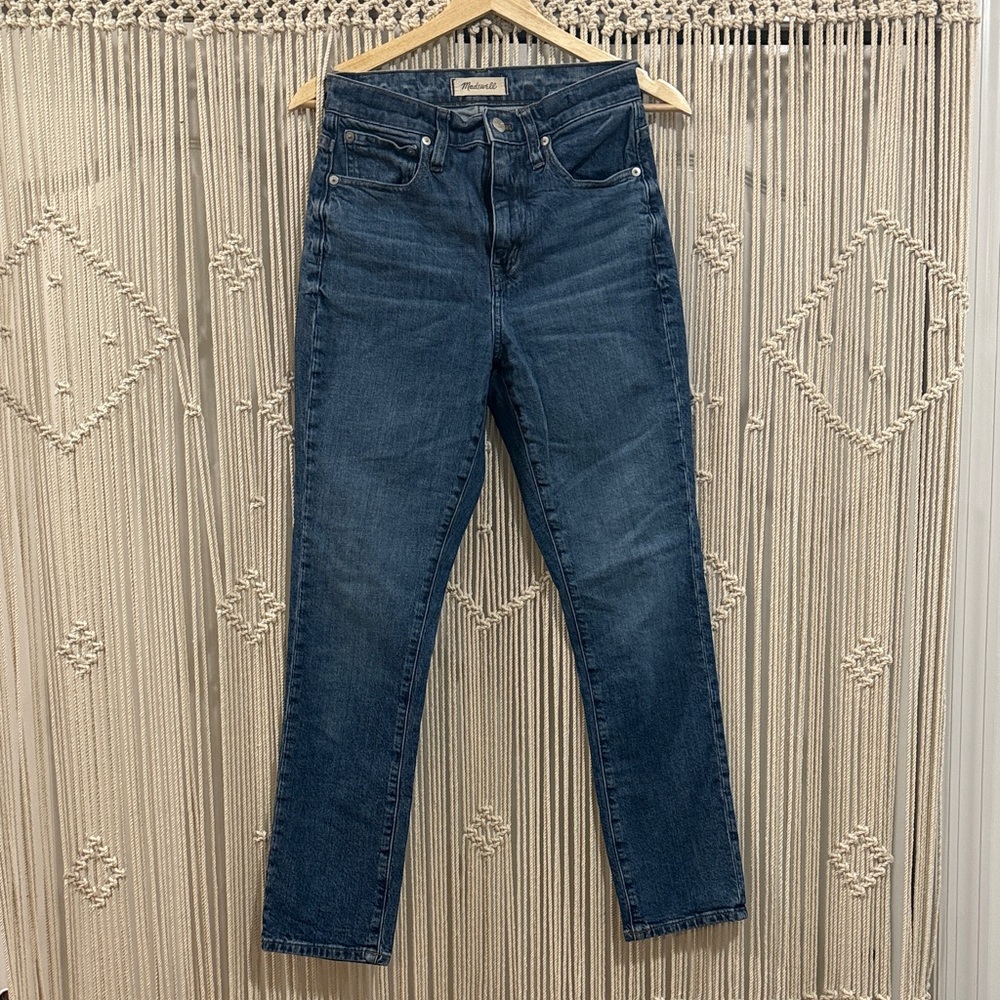Madewell Dark Blue High Rise Denim Jeans